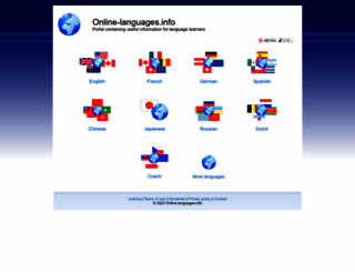 online-languages.info screenshot