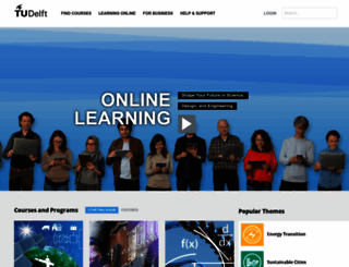 online-learning.tudelft.nl screenshot