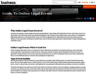 online-legal-forms-review.toptenreviews.com screenshot