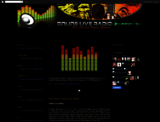 online-live-radio.blogspot.com screenshot