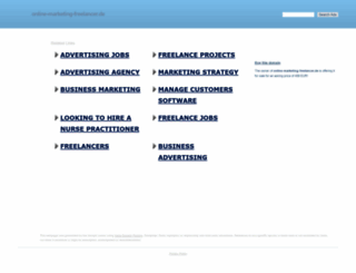 online-marketing-freelancer.de screenshot