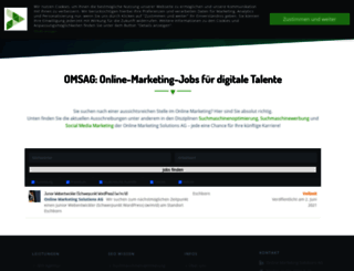 online-marketing-solutions-ag-karriere.de screenshot