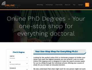 online-phd-degrees.com screenshot
