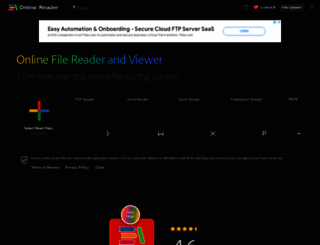 online-reader.com screenshot