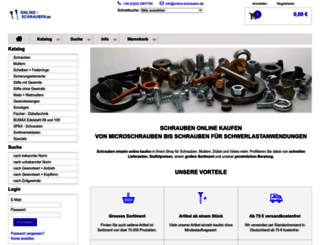 online-schrauben.com screenshot