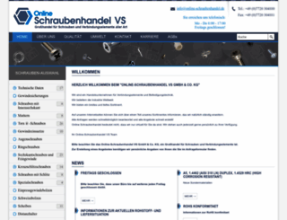 online-schraubenhandel.de screenshot