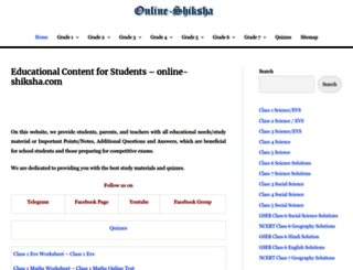 online-shiksha.com screenshot