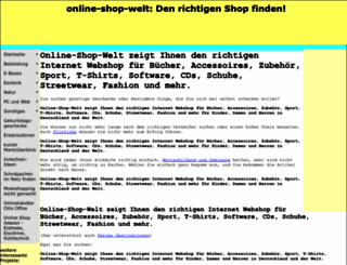 online-shop-welt.de screenshot