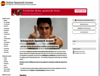online-spanisch-lernen.de screenshot