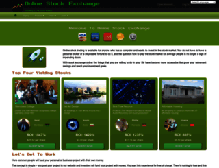 online-stock-exchange.com screenshot