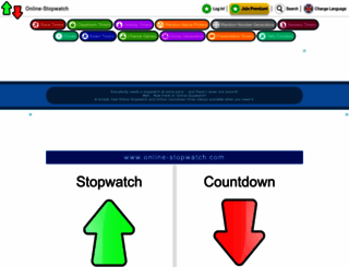 online-stopwatch.com screenshot