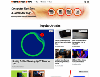 online-tech-tips.com screenshot