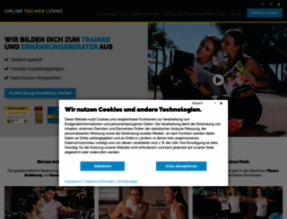 online-trainer-lizenz.de screenshot