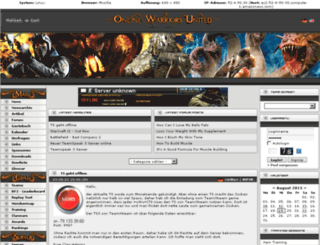 online-warriors-united.de screenshot