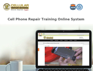 online.cellularrepairschool.com screenshot