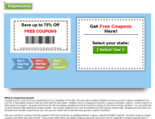 online.couponslocal.net screenshot