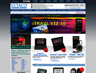 online.ectaco.com screenshot