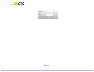 online.gls-slovakia.sk screenshot