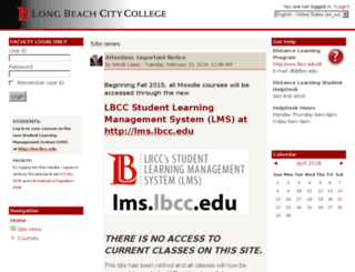online.lbcc.edu screenshot