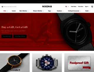 online.nixon.com screenshot