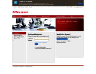 online.officedepot.ch screenshot
