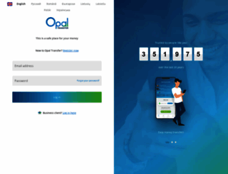 Access Online Opaltransfer Opal Transfer Send Money Online Opaltransfer Screenshot