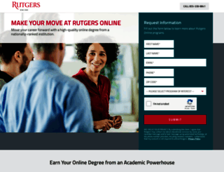 online.rutgers.edu screenshot