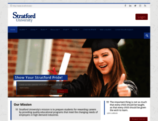 online.stratford.edu screenshot