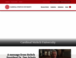 online.stritch.edu screenshot