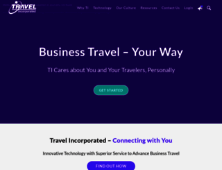 online.travelinc.com screenshot