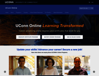 online.uconn.edu screenshot