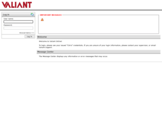 online.valiant.com screenshot