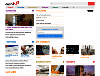 online24.pt screenshot