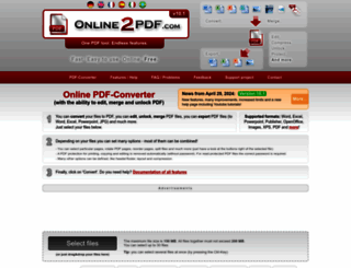 online2pdf.com screenshot