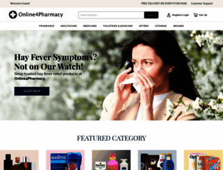 online4pharmacy.com screenshot