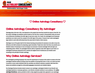 onlineastrologyconsultancy.com screenshot