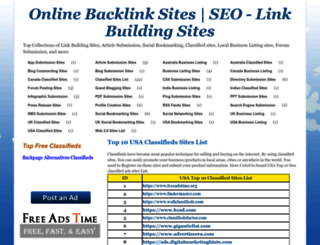 onlinebacklinksites.com screenshot