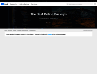onlinebackup.knoji.com screenshot