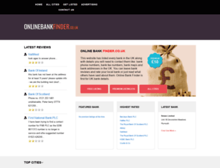 onlinebankfinder.co.uk screenshot
