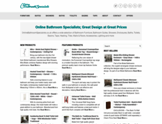 onlinebathroomspecialists.co.uk screenshot