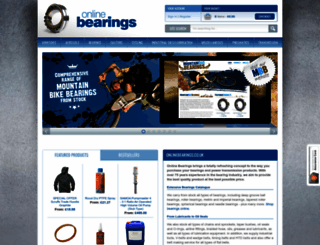 onlinebearings.co.uk screenshot