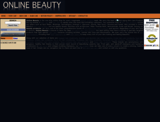 onlinebeauty.com screenshot