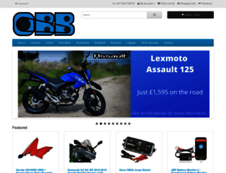 onlinebikebits.com screenshot