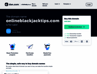 onlineblackjacktips.com screenshot