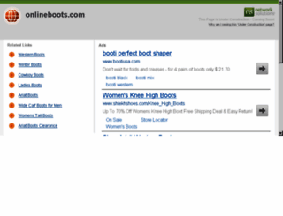 onlineboots.com screenshot