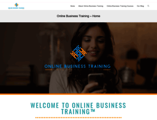 onlinebusiness-training.com screenshot