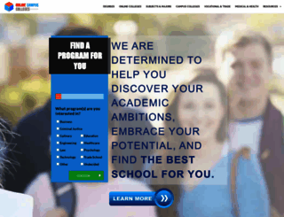 onlinecampuscolleges.com screenshot