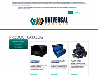 onlinecatalog.universalpackage.com screenshot