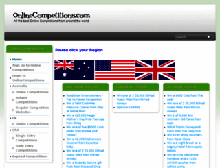 onlinecompetitions.com screenshot