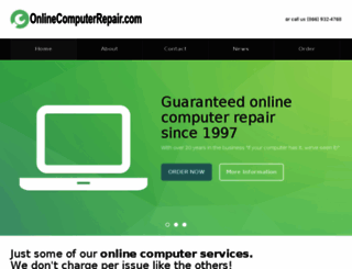 onlinecomputerrepair.com screenshot
